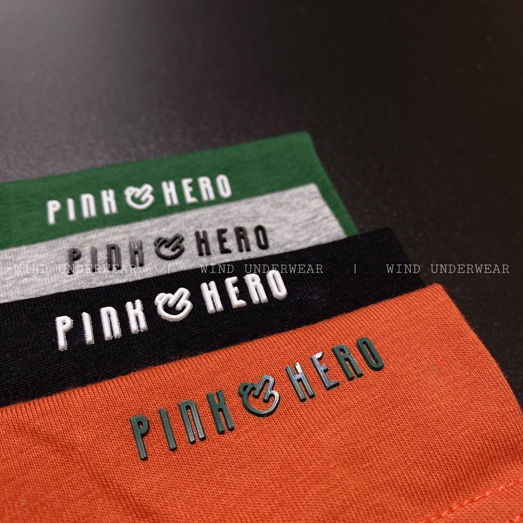 Quần lót nam đùi boxer cao cấp sịp đùi nam cotton kháng khuẩn thấm hút mồ hôi WIND PINK IN NỔI