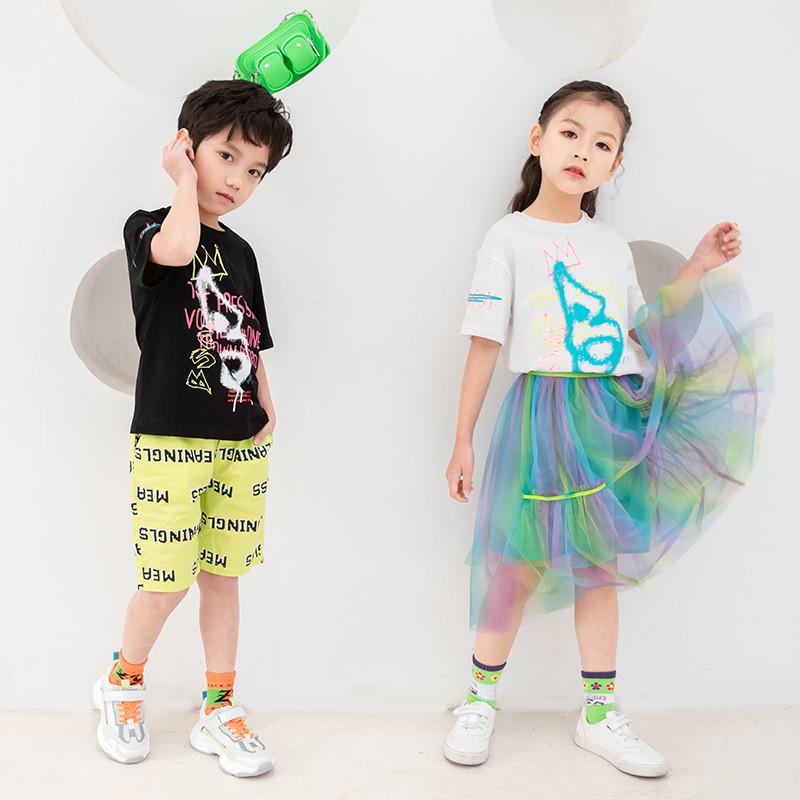 Áo thun trẻ em nam nữ unisex họa tiết đôi cánh