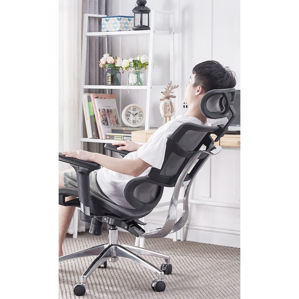 ⚡️FLASH SALE⚡️Ghế Văn Phòng Công Thái Học Cao Cấp ZIZKAK (3 lưng đệm lưới) - Chuẩn Ergonomic top đầu thương hiệu China