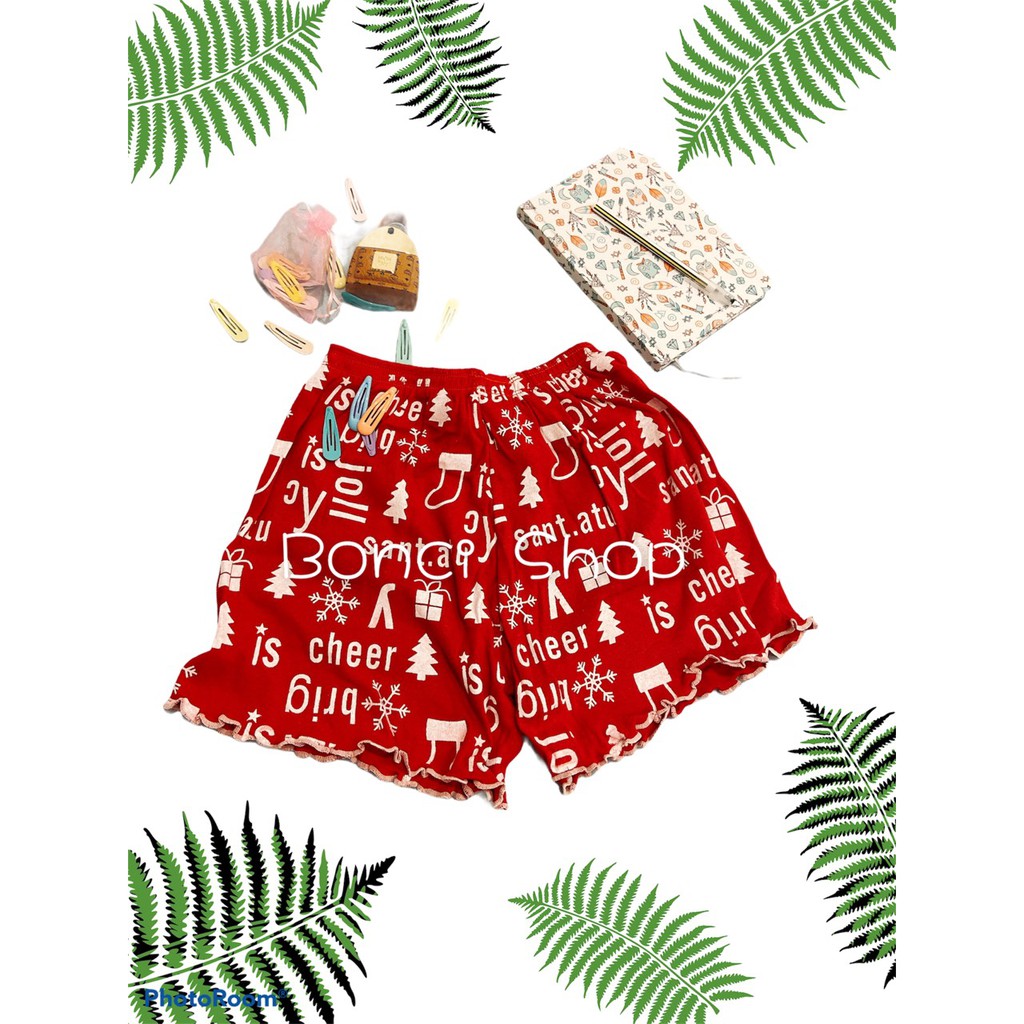 Quần đùi thun nữ siêu mềm mịn, hàng họa tiết thái bigsale | BigBuy360 - bigbuy360.vn