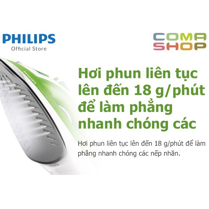 GC1426 - BÀN ỦI / BÀN LÀ HƠI NƯỚC PHILIPS 1400W - BẢO HÀNH CHÍNH HÃNG 24 THÁNG TOÀN QUỐC