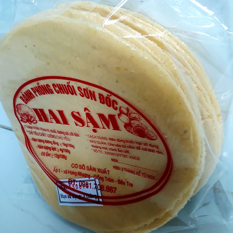 Bánh phồng mì vàng  SƠN ĐỐC 20 bánh