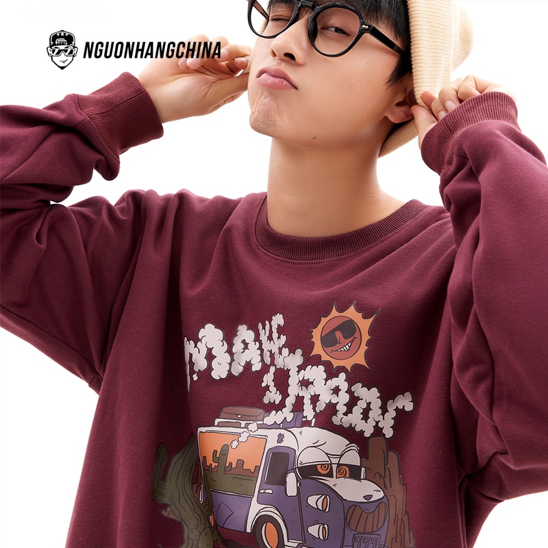 Áo Sweater Nỉ Make It Rain Heybig - Busy Doing Nothing