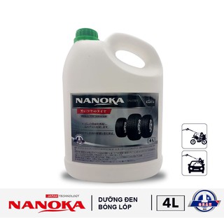 Dưỡng đen bóng lốp xe hơi, ô tô Nanoka – 4L