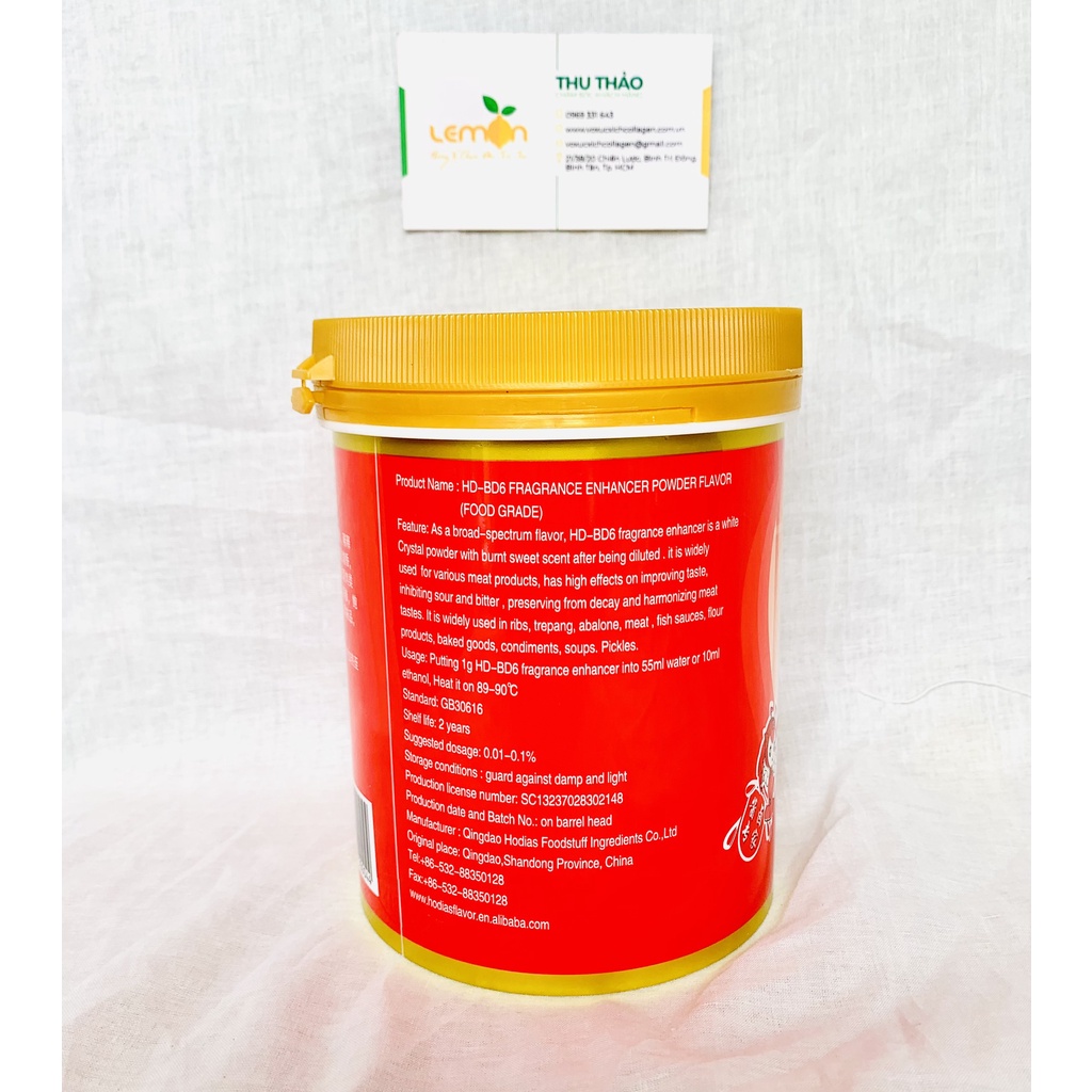 Hương thịt HD-BD6 ĐỎ làm tăng hương vị cho các thực phẩm từ thịt (Hộp 500g)
