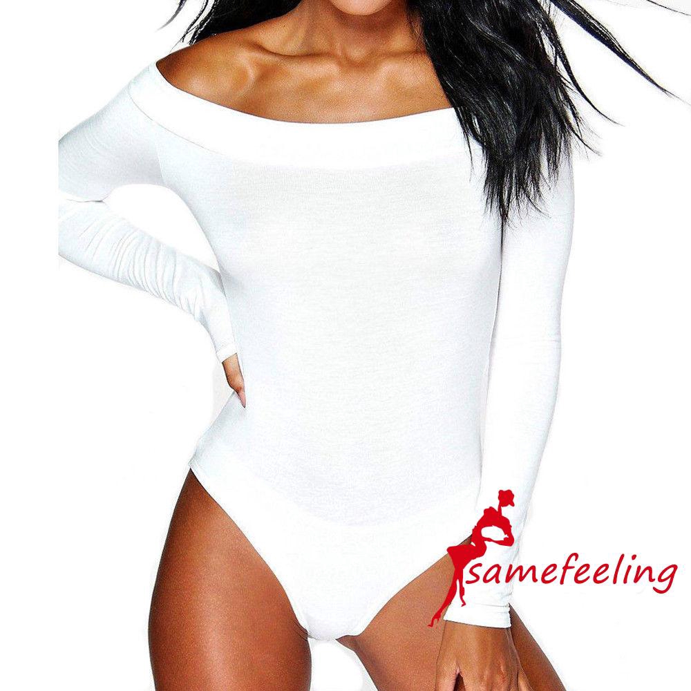 Bodysuit nữ tay dài hở vai thời trang quyến rũ | BigBuy360 - bigbuy360.vn