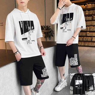 [ Bộ hè 2021 - SIỂU CHẤT ] Đồ bộ hè nam cực chất, áo hoodle quần thể thao,thích hợp cho đi chơi, hoạt động thể thao