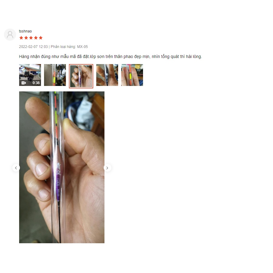 Phao câu Đài Nano Tiểu Phượng Hoàng tăm phao lớn siêu nhạy chống lóa mắt , mỏi mắt cao cấp, MX