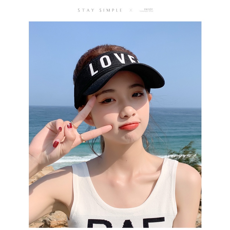 Nón Lưỡi Trai Hở Chóp Chống Nắng Phong Cách Hàn Quốc