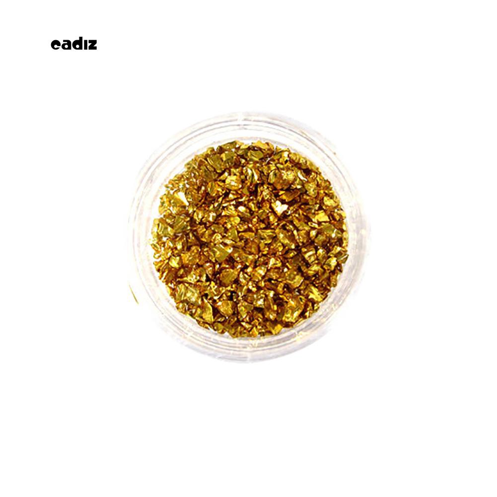 [Hàng mới về] Lọ phụ kiện đá nghiền nhiều màu sắc trang trí móng tay thời trang