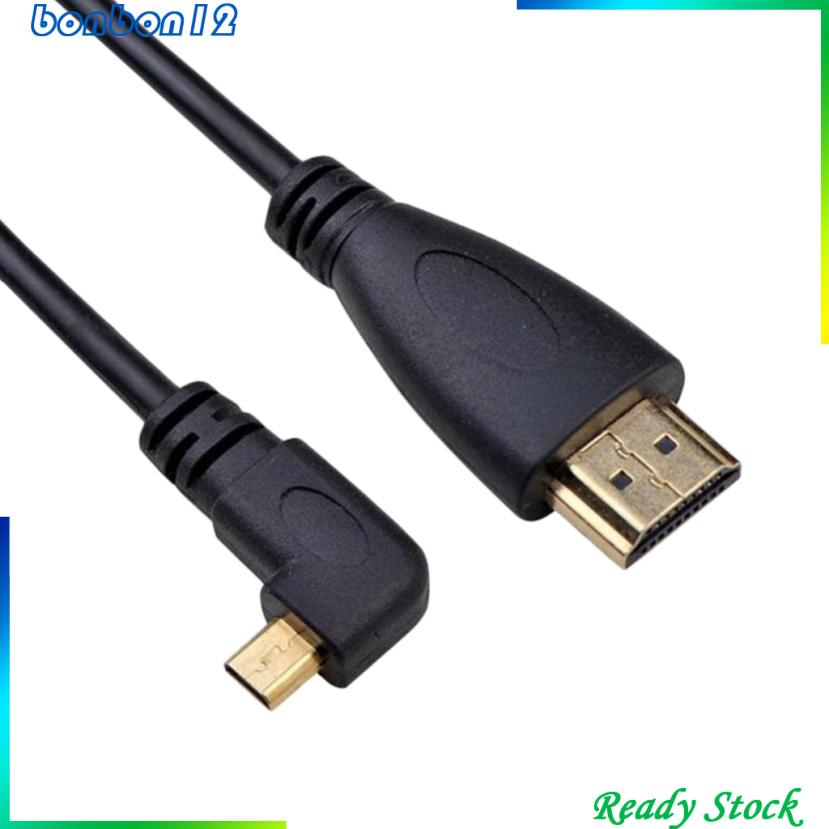 Dây cáp HDMI 0.5m chuyển đổi micro HDMI sang HDMI 2kx4k chất lượng cao chuyên dùng