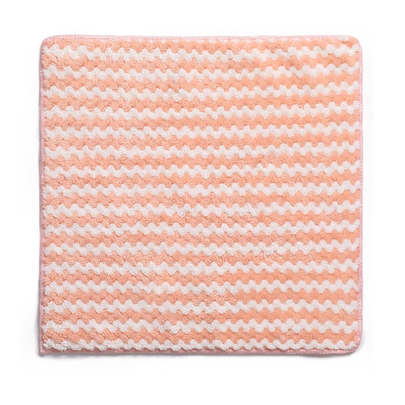 Khăn Lau Chén Dĩa Bằng Sợi Nhỏ Dày Dặn Thấm Hút Nước Cho Nhà Bếp Cửa Sổ Kính