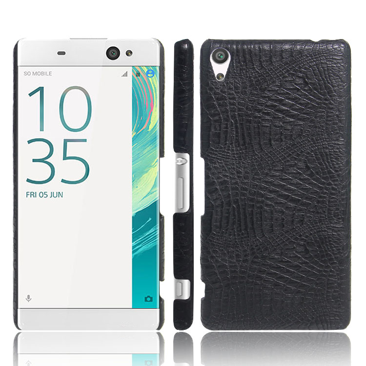 Sony Xperia XA Ultra F3212 F3211 F3215 F3216 Dual Casing Fashion Crocodile Pattern Hard PC PU Leather Back Cover Hard Plastic Case Phone Cover