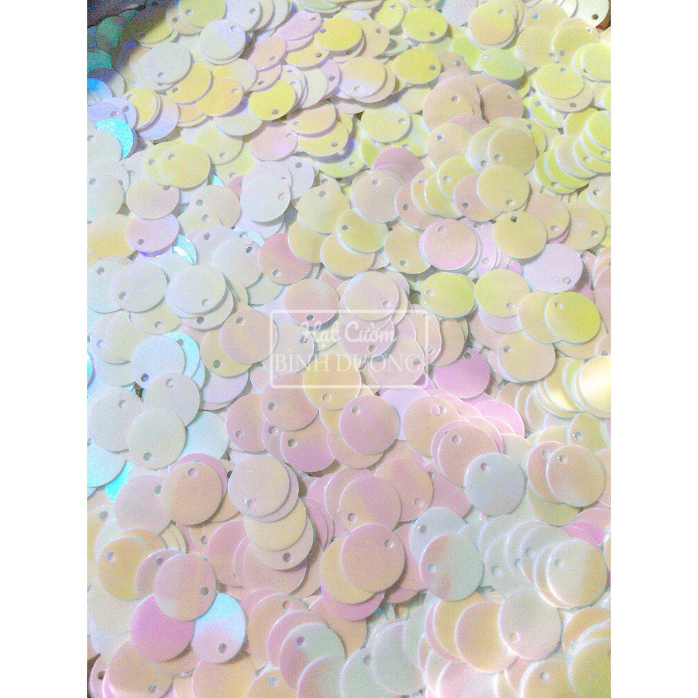 2000 miếng kim sa treo bóng đẹp size 10mm trang trí áo váy khoảng 50gr