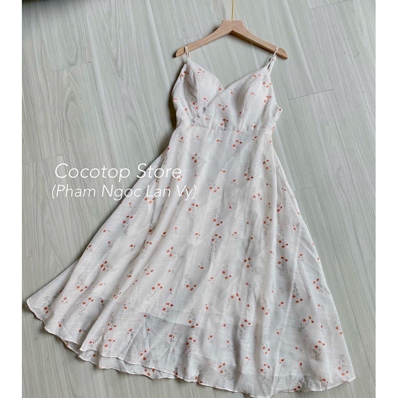 Đầm maxi hoa nhí