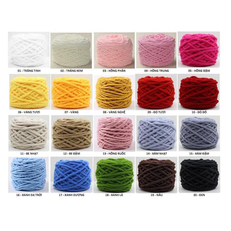 Len nhung đũa cuộn to 165g
