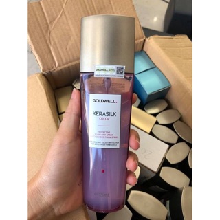 Xịt sấy khô chống uv bảo vệ màu nhuộm goldwell kerasilk color 125ml