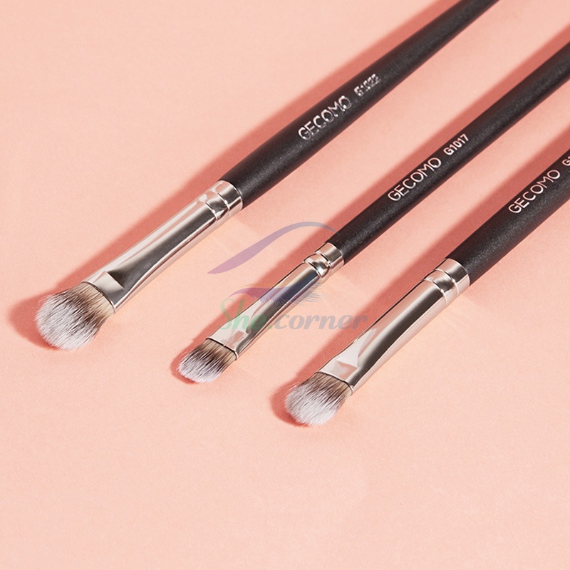 Cọ tán phấn mắt GECOMO G1017 Flat and round eye shadow brush cọ trang điểm mắt đầu tròn và đầu dẹt dễ sử dụng