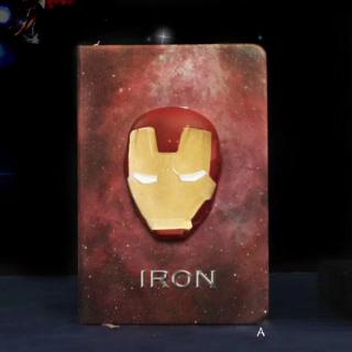 Avengers Iron Man Spider-Man Notepad Notebook Cartoon Cartoon sẽ tỏa sáng món