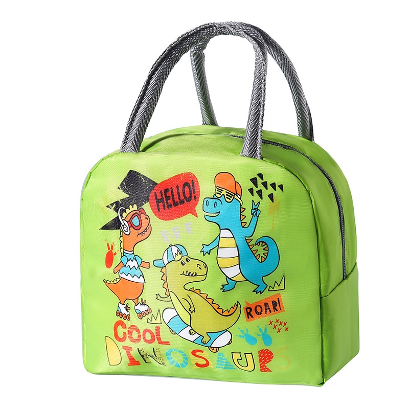 Túi đựng cơm vải Oxford 600D chống thấm, nhiều lớp có lót nhôm giữ nhiệt, Túi đựng thức ăn văn phòng cách nhiệt tốt