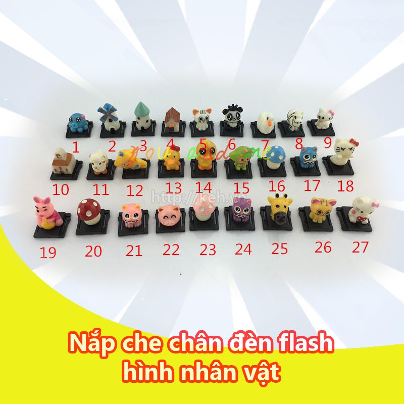 Nắp che flash hình nhân vật hoạt hình