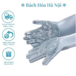 Bao tay rửa chén silicon găng tay rửa chén bát silicon - găng tay rửa bát silicon