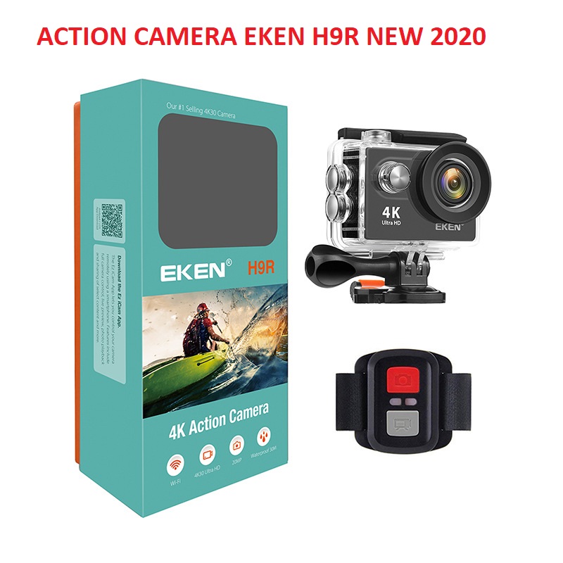 [ CHÍNH HÃNG EKEN ] Camera Hành Trình Chống Nước Eken H9r 4k Ultra Wifi, Video: 4K HD (3840 * 2160) 30fps