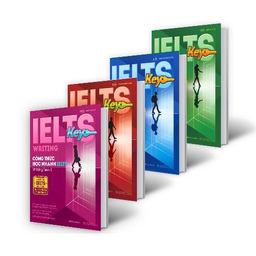 Sách - Combo 4 cuốn IELTS Key Công thức học nhanh IELTS MEGAENG9257