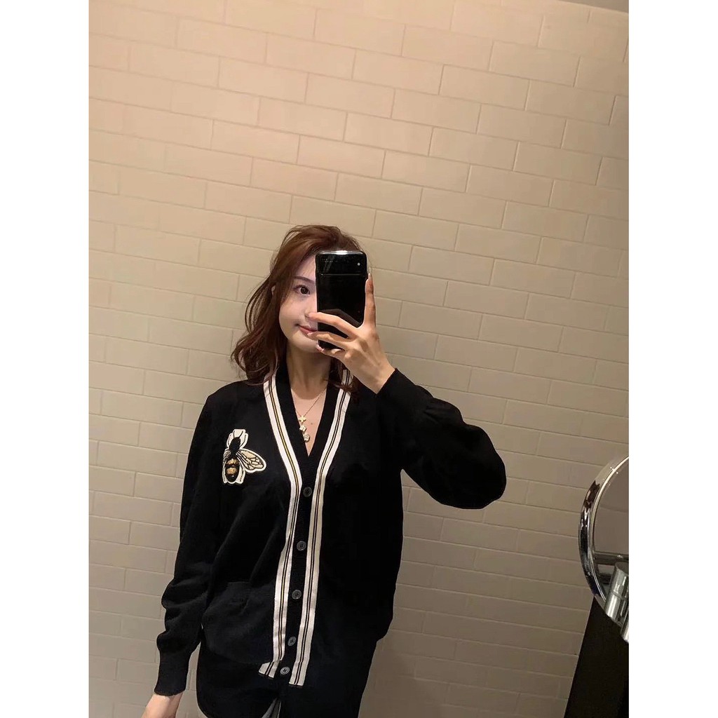 Áo Cardigan Guccii QueenBee FW21