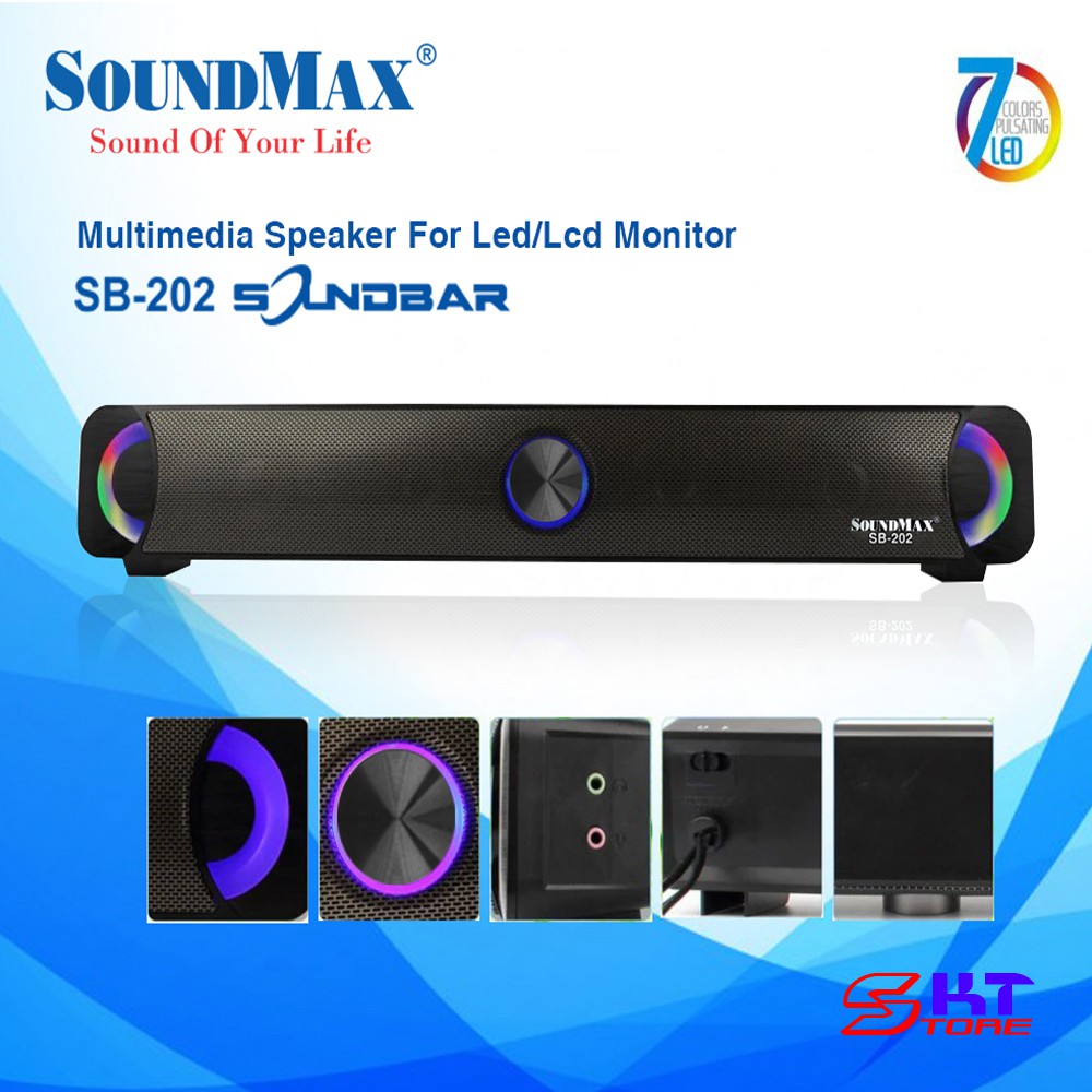 Loa Vi Tính SoundMax SB202 - Hàng Chính Hãng