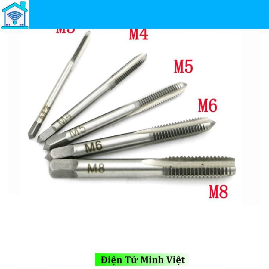 Bộ 5 mũi khoan taro ren M3.M4.M5.M6.M8