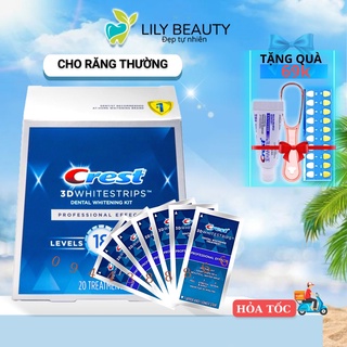 Miếng dán trắng răng Crest 3D White Professional Effects - Dán trắng răng dành cho răng thường