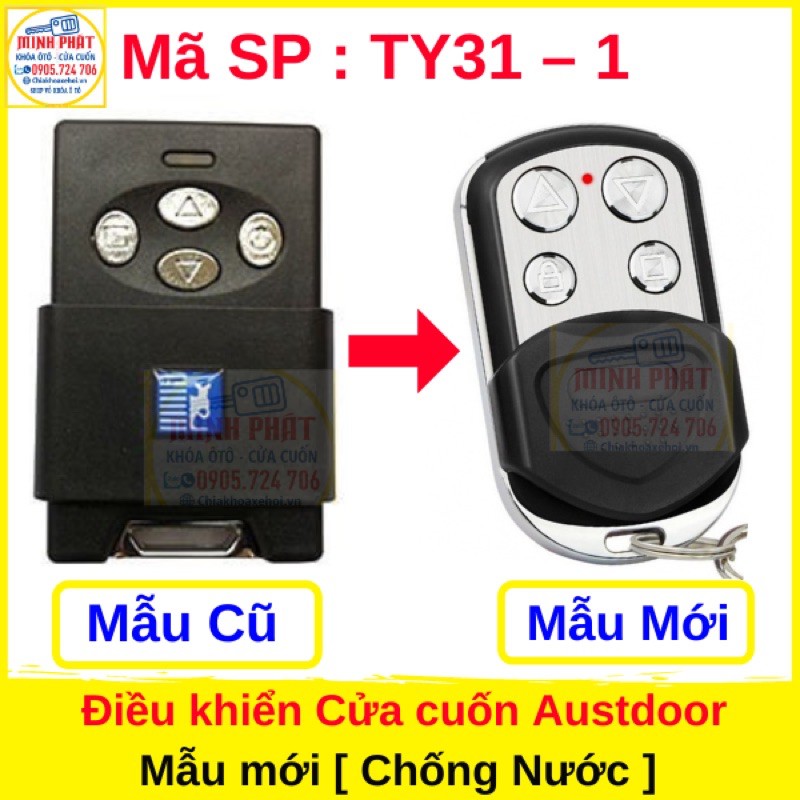 Điều Khiển Remote Cửa Cuốn Austdoor