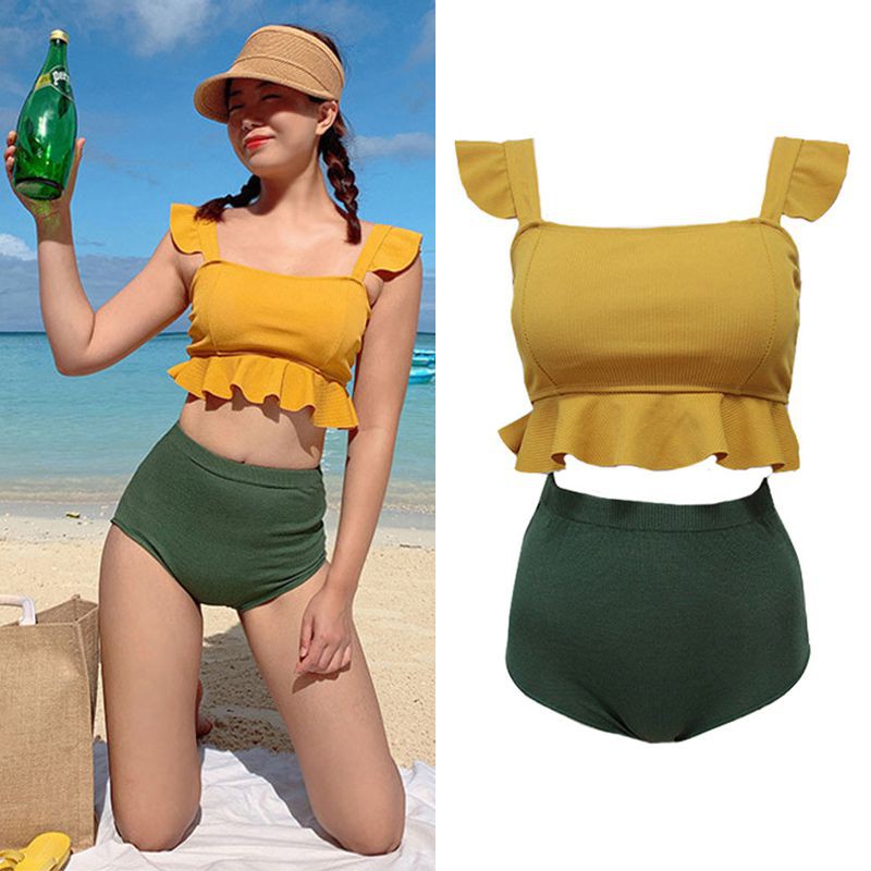 Bộ Đồ Bơi Lưng Cao Dáng Ôm Thời Trang Cho Nữ | BigBuy360 - bigbuy360.vn