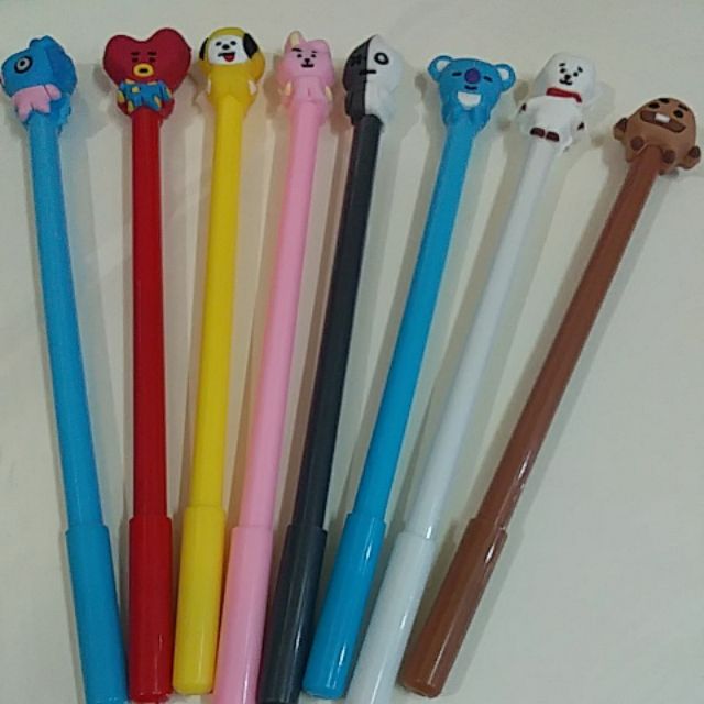 combo 8 bút hình 8 bé Bt21 up 28/03