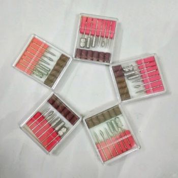 * Chuyên sản xuất cung cấp sỉ và lẻ toàn quốc * Bộ 6 đầu mài máy Nail phù hợp cho hầu hết các loại máy mài.