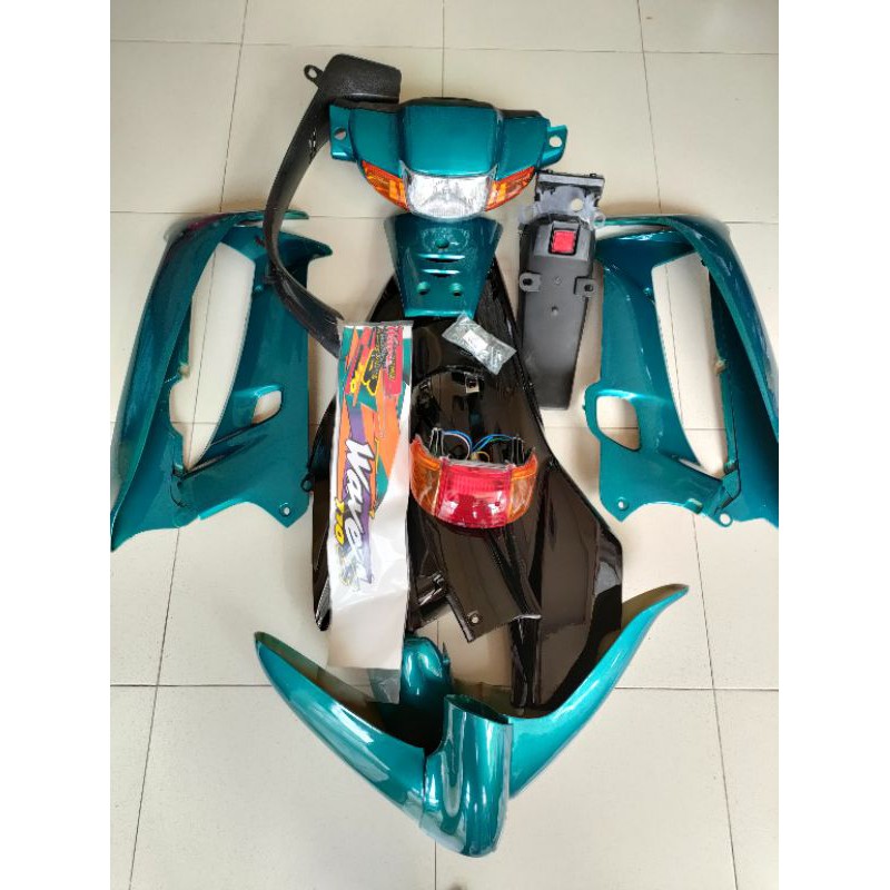 Dàn áo wave 110 màu ngọc đen