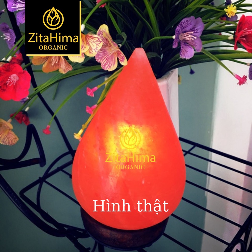 Đèn Đá Muối Giọt Nước ZitaHima Đèn thanh lọc không khí