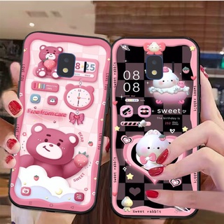 ốp lưng điện thoại Samsung j2 pro / j2 core / j4 2018 in hình gấu nâu vô cùng đáng yêu
