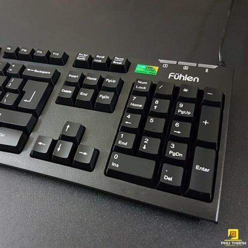 Bàn phím máy tính văn phòng Fuhlen L411 chính hãng, siêu bền, TẶNG NGAY lót chuột