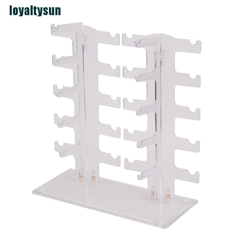 Bộ 10 / 10 Cặp Trưng Bày Bằng Thủy Tinh Trong Suốt