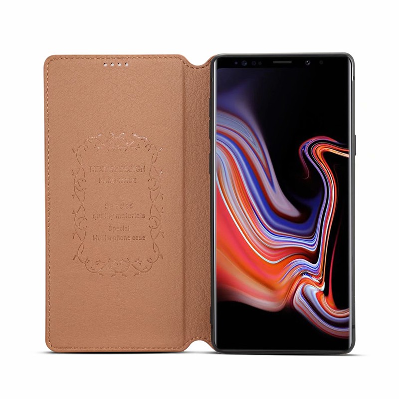Bao Da Nắp Gập Có Ngăn Đựng Thẻ Phong Cách Vintage Cho Samsung Galaxy Note 9 Note9 | BigBuy360 - bigbuy360.vn
