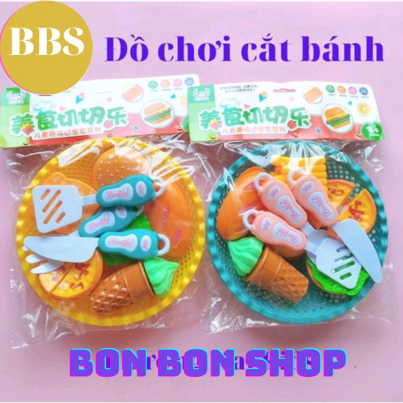 Bộ đồ chơi làm bếp cắt bánh cho bé nhập vai thành đầu bếp