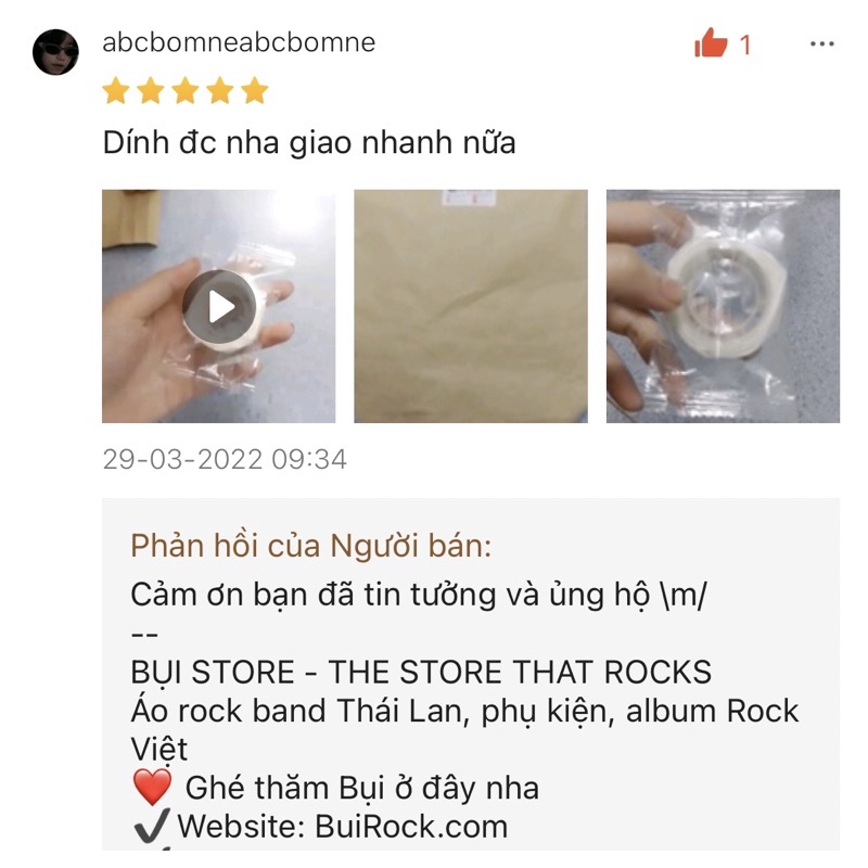 Băng dính 2 mặt - băng keo chia miếng dán poster áp phích bóng bay