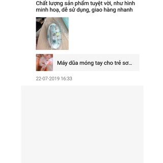 Dũa móng tay cho bé chạy pin (ảnh thật)