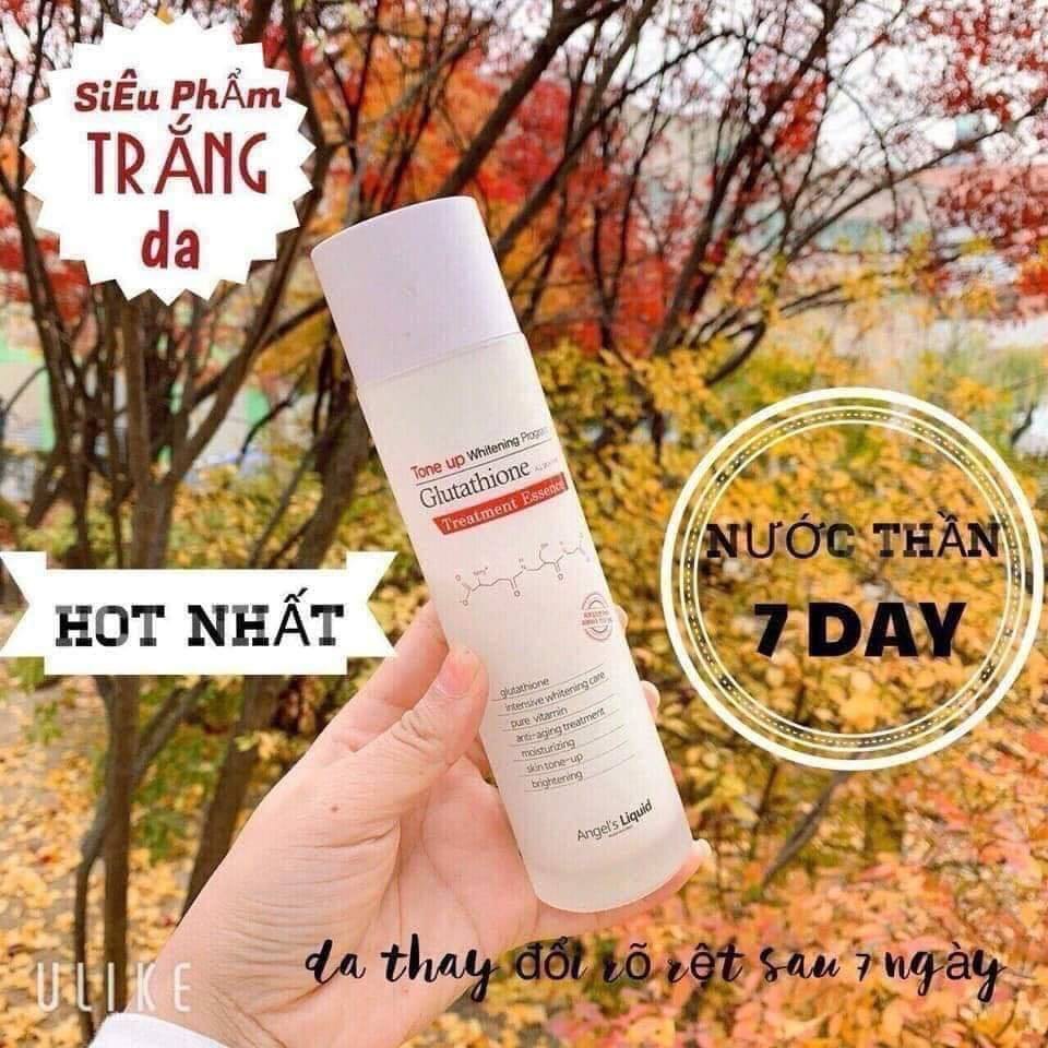 Nước Thần&quot; Giúp Trắng Da, Làm Mờ Thâm Angel's Liquid Tone Up Whitening Program Treatment Essence 150ml