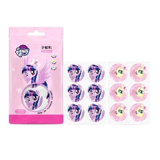 Set 12 miếng dán chống muỗi đốt hình Ngựa Pony hàng Disney cho trẻ em bé gái - 10P5NMLPH078