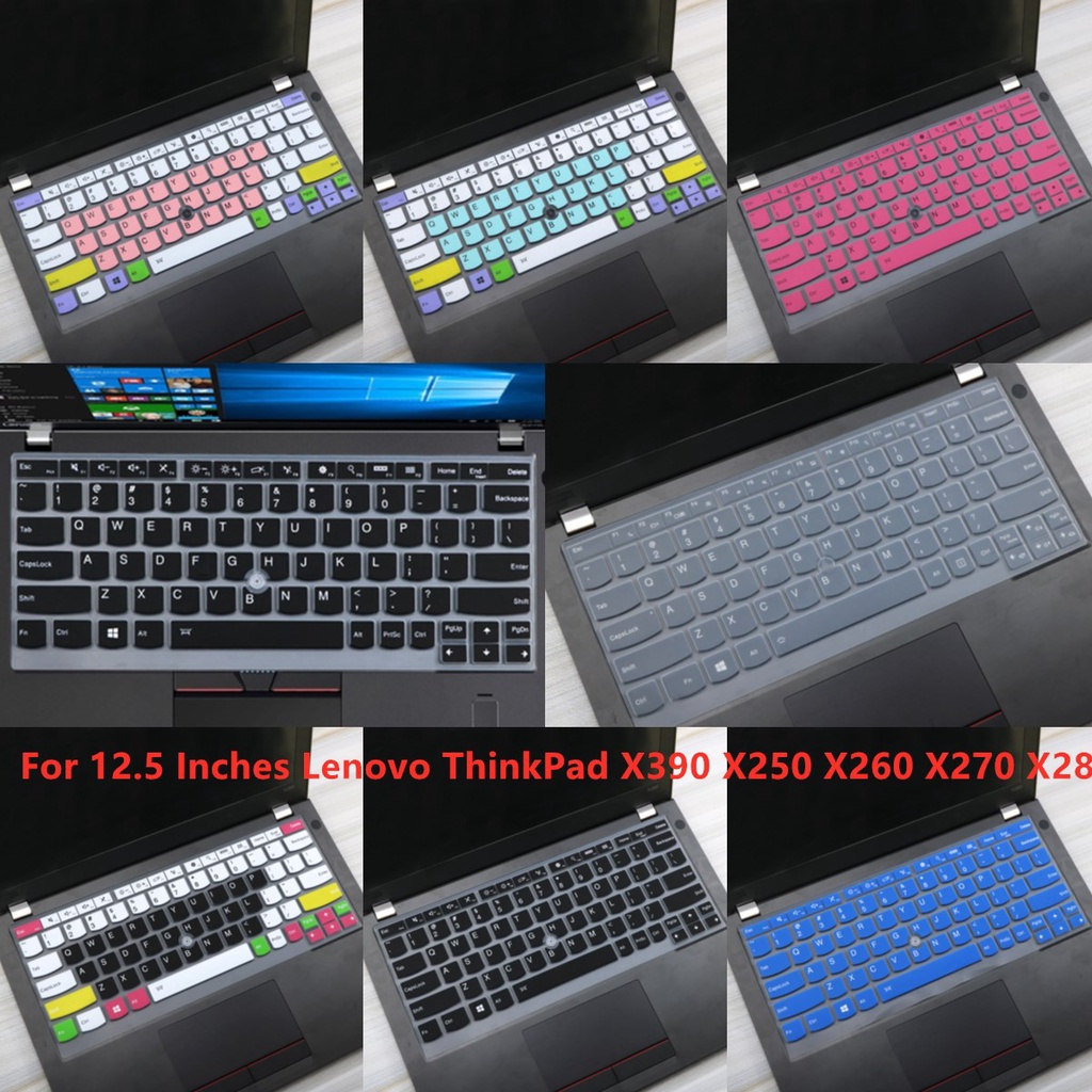 Miếng dán bảo vệ bàn phím silicon siêu mỏng chuyên dụng cho lenovo thinkpad x390 x250 x260 x270 x280 12.5 inch