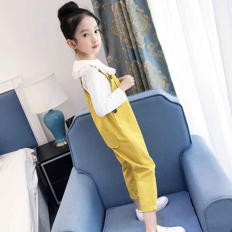 Quần Yếm Dáng Rộng Phong Cách Mới 2022 Cho Bé Gái