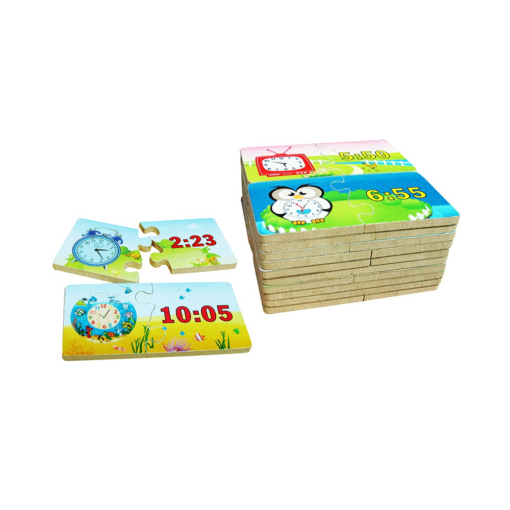 Đồ chơi gỗ Winwintoys 60392 - Bé vui học giờ
